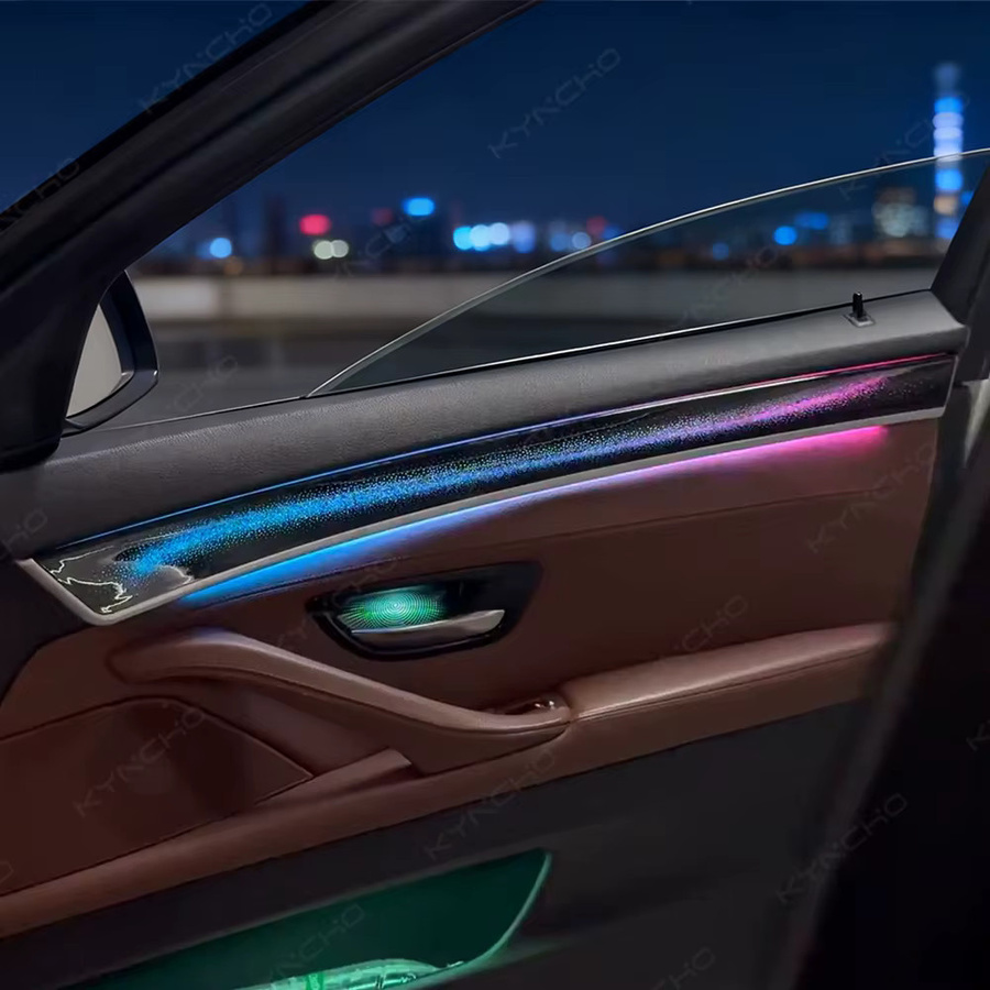 KYNCHO LED-Ambientebeleuchtungs-Kit für BMW 5er F10 mit RGB-Farben und Bluetooth-App-Steuerung in Multicolour - Bild 2