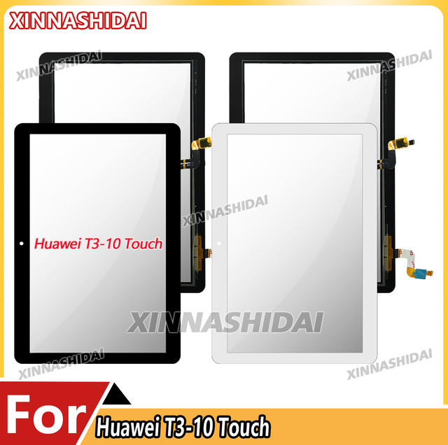 Huawei MediaPad T3-10 Ersatz Touchscreen Front Glas Digitizer 9,6 Zoll für AGS-L03 AGS-L09 AGS-W09 in Schwarz oder Weiß - Bild 1