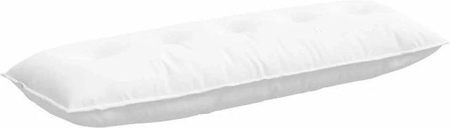 vidaXL Rückenkissen aus Polyester in Weiß, B/T/H: 140 x 19 x 50 cm - Bild 1