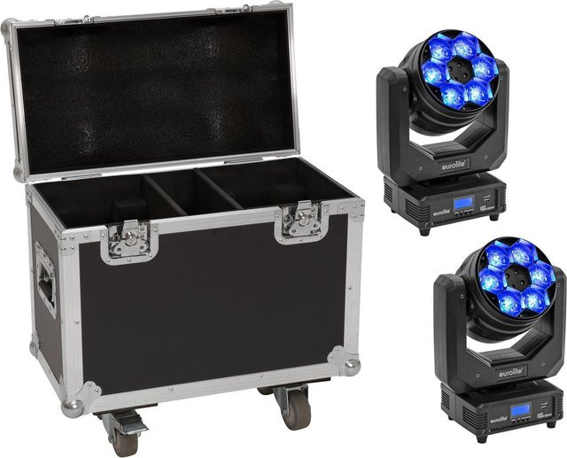 EUROLITE LED Set TMH-H240 Beam Wash Flowereffekt in Schwarz inklusive Case - Bild 1