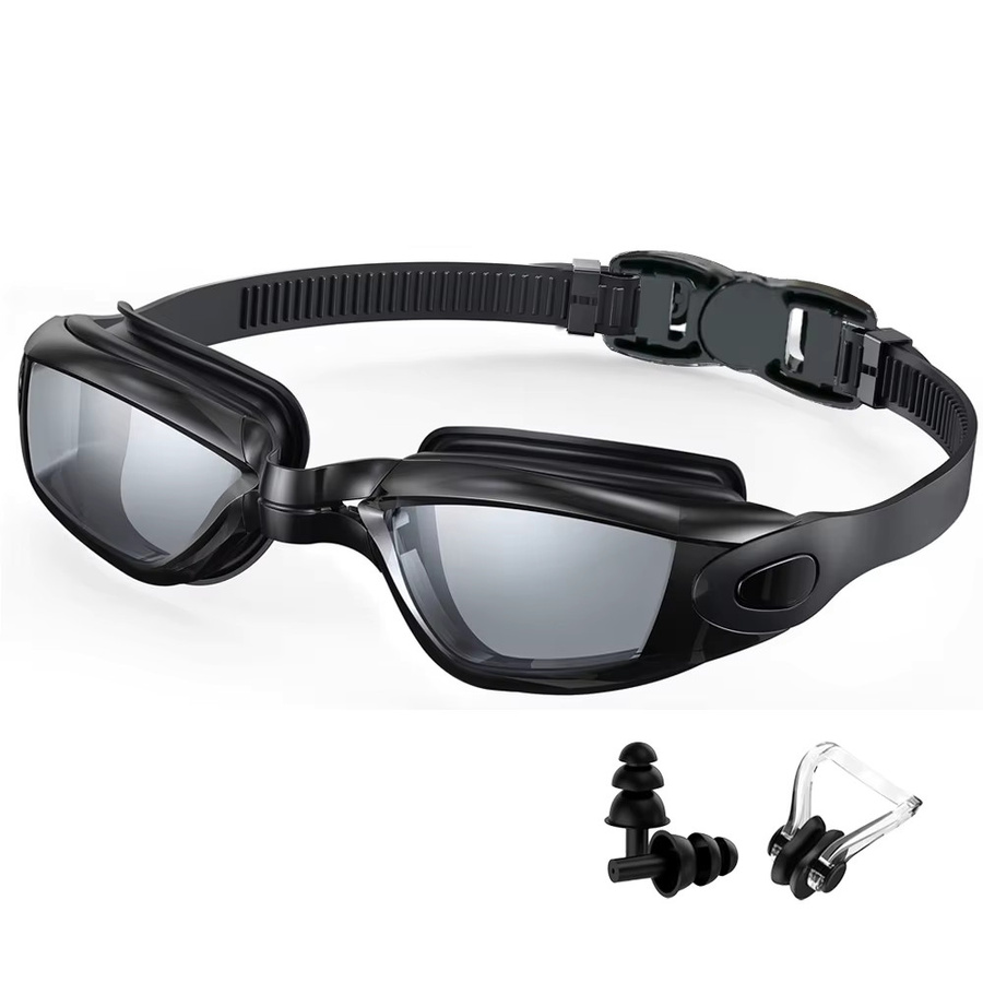JoyMaySun Schwimmbrille beschlagfrei mit Nasenclip und Ohrstöpseln - Bild 4