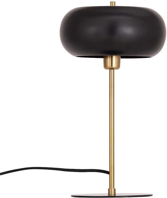Vente-unique Tischlampe Kerry in Schwarz und Goldfarben aus Metall mit E27 Fassung, Höhe: 26 cm - Bild 1