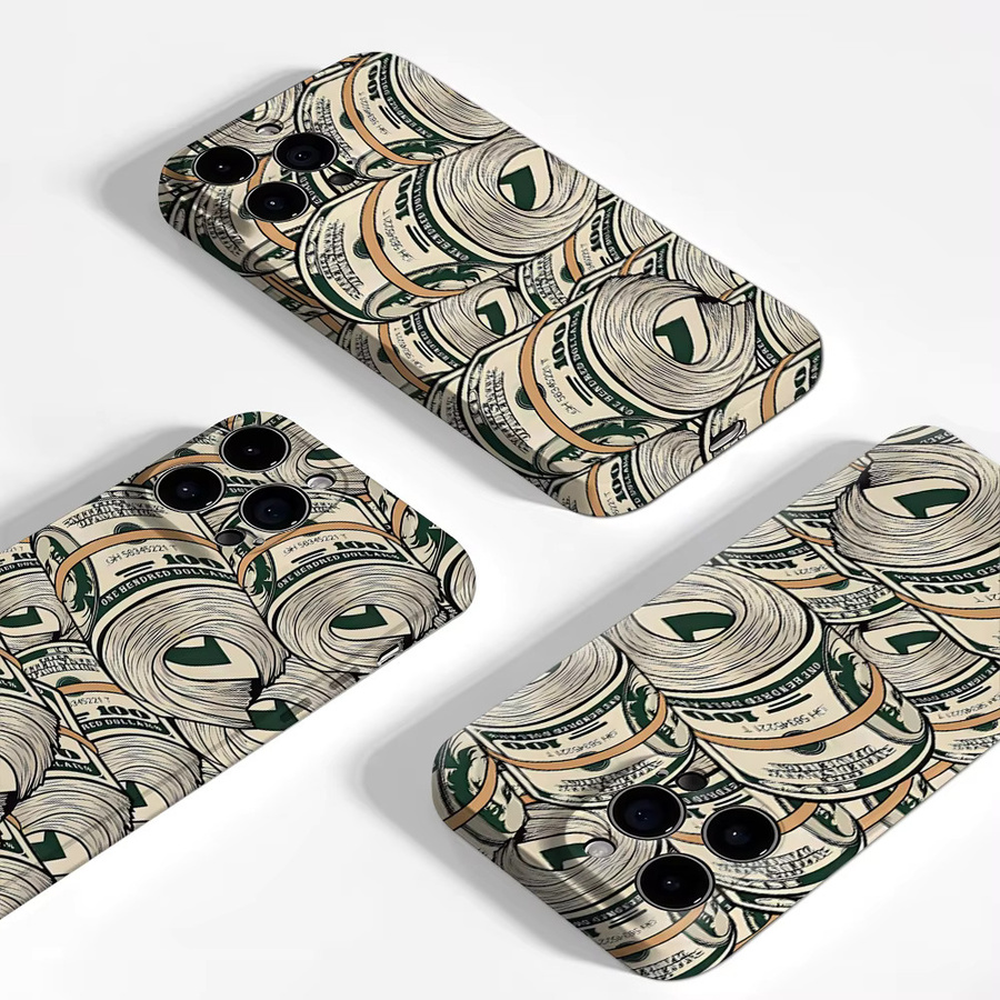 Magnetische Handyhülle im Cash-Roll-Design für iPhone 17 16 15 14 13 Pro Max Plus von Potdemiel in Multicolour – Robuste Einzel- und Doppelschicht-Schutzhülle - Bild 3
