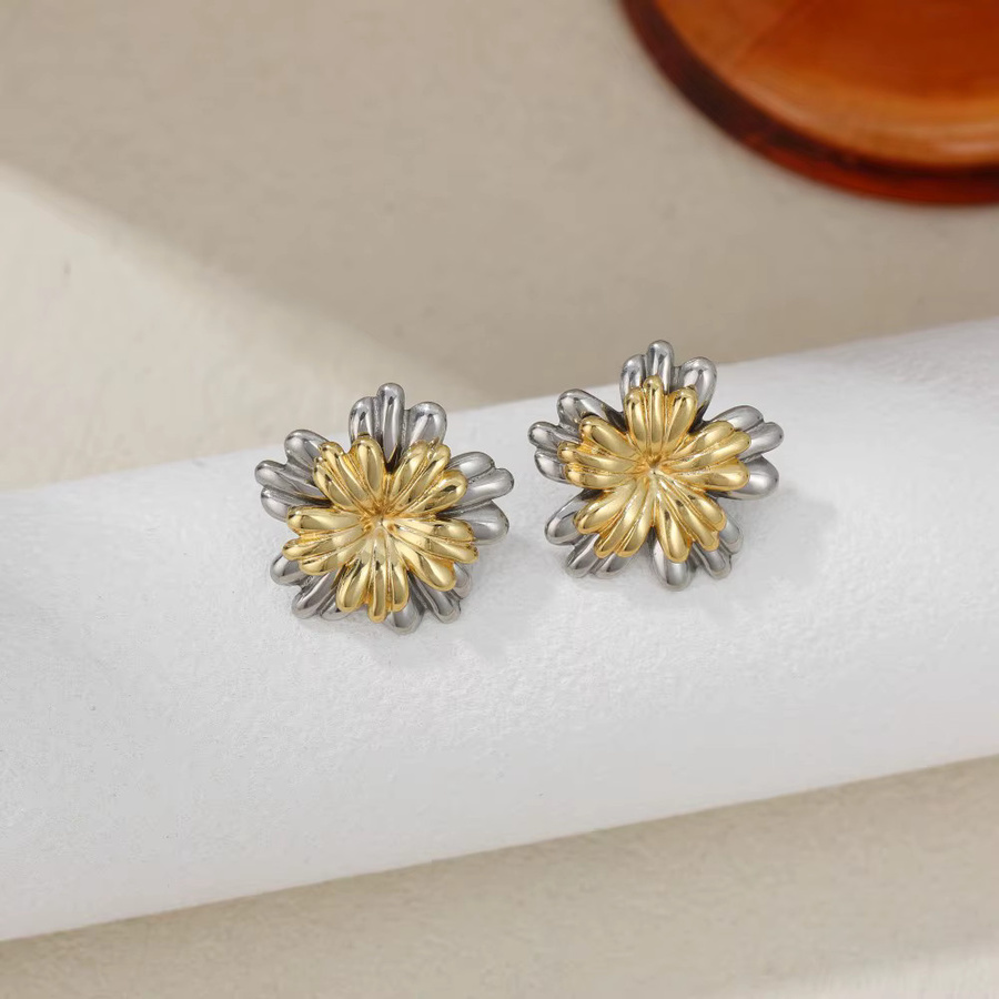 Erpels Ohrringe, Edelstahl, Bicolor, Damen - Bild 2