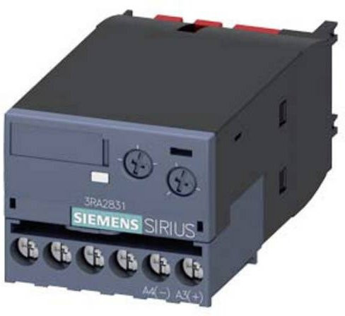 Siemens 3RA2831-1DH10 Elektronisches Zeitrelais in Grau für DIN-Schiene - Bild 1