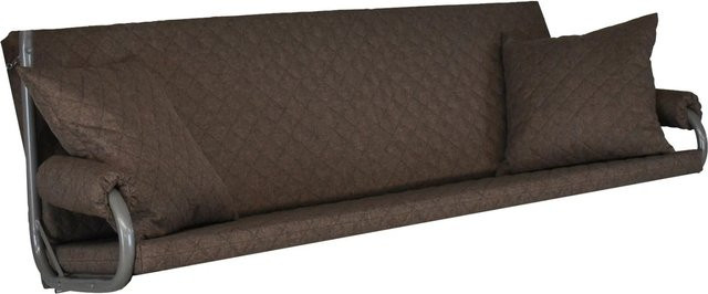 Angerer Hollywoodschaukel Auflage Joy in Taupe mit waschbarem Bezug - Bild 1