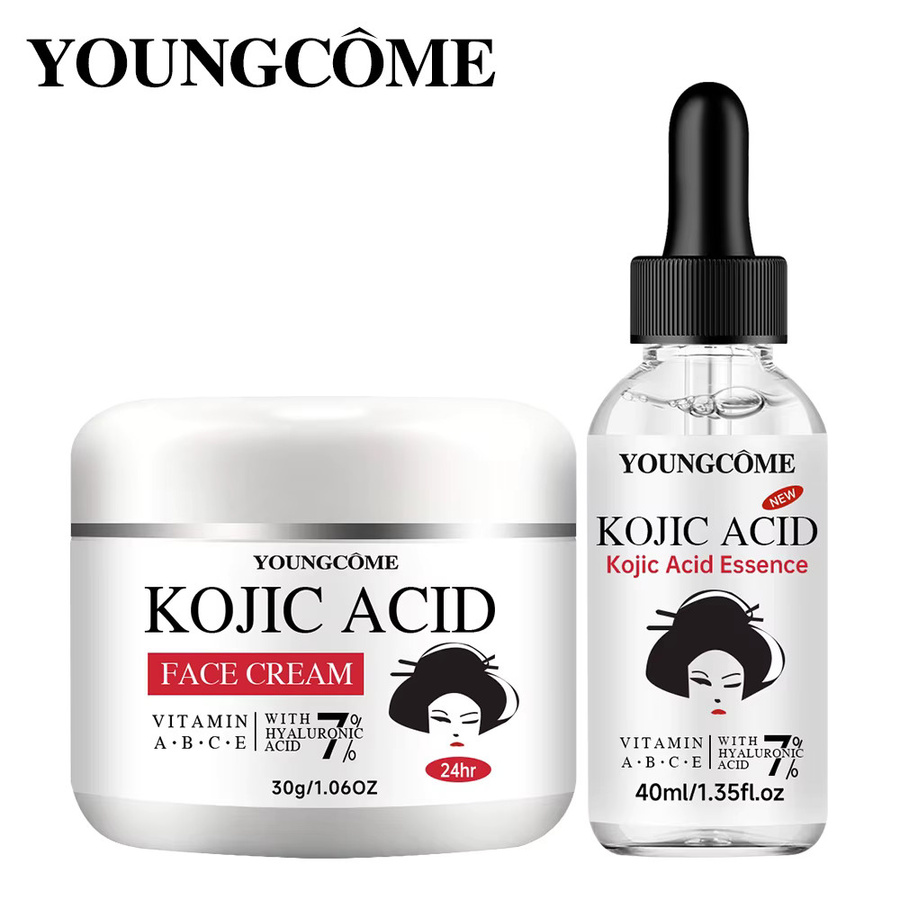 YOUNGCOME Kojisäure-Serum und Creme Set, für unreine Haut - Bild 2