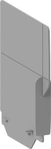 ABB OTDCB400F/2 Phasentrennwand aus grauem Kunststoff - Bild 1