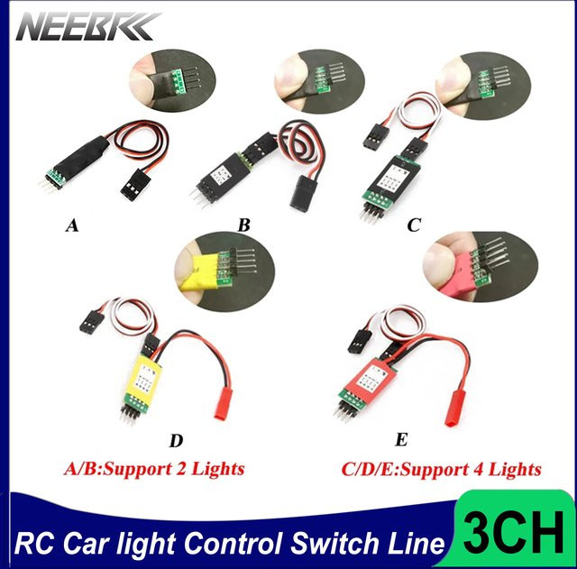 Surpass Hobby Rc 3ch Lichtsteuerung Schalttafel LED-Lampe Ein-/Ausschalt System für 1/10 RC Auto Crawler Buggy Fahrzeug Modell Zubehörteile - Bild 1