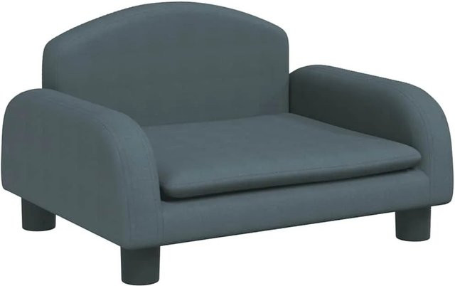 vidaXL Hundebett in Dunkelgrau aus Stoff, B/T/H: 50 x 40 x 30 cm - Bild 1