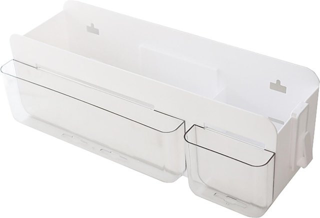 OutsideWorld Multifunktionale Wandhalterung aus Kunststoff, Selbstklebender Organizer für Fernbedienung, Handy und Kosmetik, Transparent - Bild 1