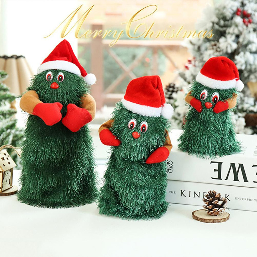 TOMTOP JMS Elektrischer Weihnachtsbaum rotierendes Musikspielzeug ab 3 Jahren - Bild 2