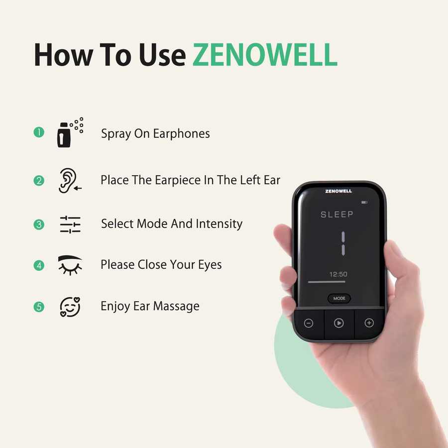 ZenoWell Vita Vagus Nervenstimulation, Unisex - Bild 3