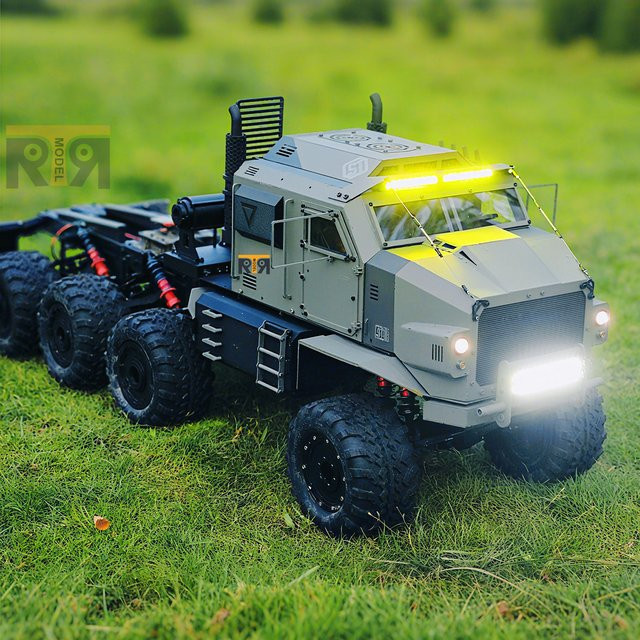 ST8 1/8 RC Truck Heavy Duty Off-Road Truck RTR Version, Metallmodell, mit Windenlicht und Soundsystem, Fernbedienung - Bild 1
