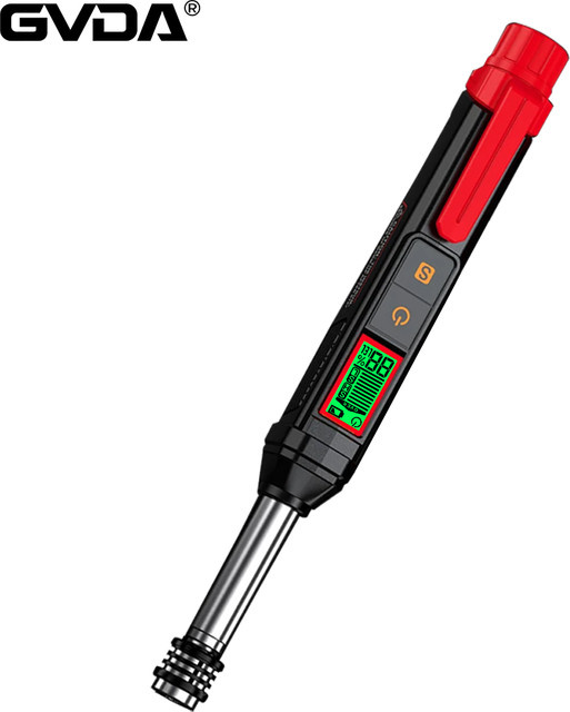 GVDA Gaslecktester mit LED-Digitalanzeige und akustischem sowie visuellem Alarm als tragbarer Detektor für brennbare Gase und Erdgas - Bild 1