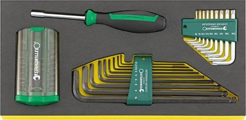Stahlwille TCS 1201/4000/10766/38 Winkelschraubendreher-Set 39-teilig in Gelb und Mehrfarbig - Bild 1