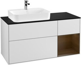 V&B Waschtischunterschrank Finion in Weiß lackiert, Breite: 120 cm, Tiefe: 50,1 cm, Höhe: 50,1 cm - Bild 1