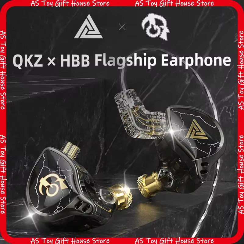 QKZ X HBB In-Ear-Kopfhörer mit Kabel in Schwarz mit HiFi-Stereo-Sound, Titan-Membran und Mikrofon für Musik und Gaming - Bild 5