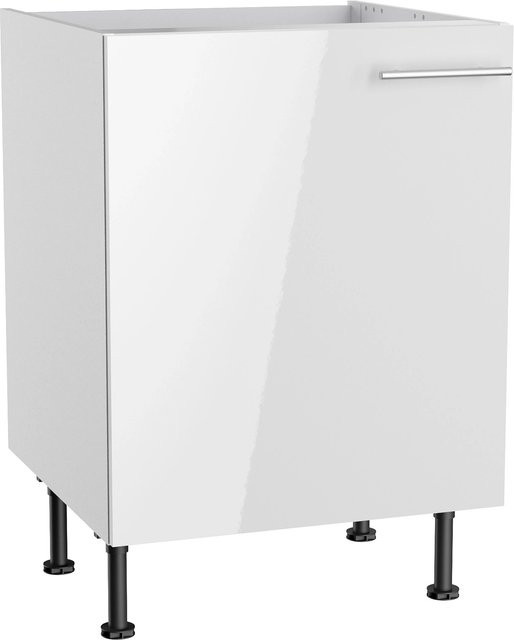 Optifit Küchen-Spülenunterschrank Rurik Weiß, B/T/H: 60 x 58,4 x 87 cm - Bild 1