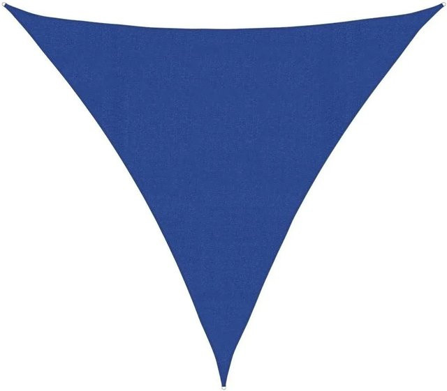 vidaXL Sonnensegel Dreieckig Blau aus HDPE mit 160 g/m² B/T/H: 4,5 x 4,5 x 4,5 m - Bild 1