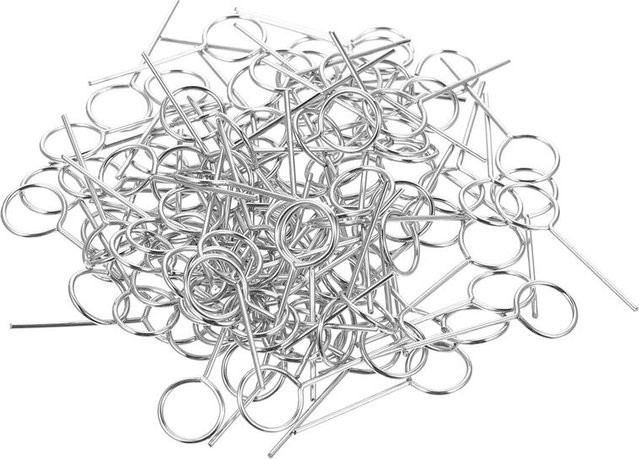 100 Stück SIM-Karten-Entferner Set in Silber als praktisches Werkzeug zum Auswerfen von SIM-Karten-Trays und Chips - Bild 1