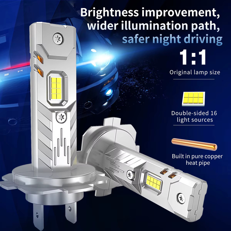 p2max LED-Scheinwerferlampen für Fern- und Abblendlicht, lüfterlos, 6000 K, Silber - Bild 5