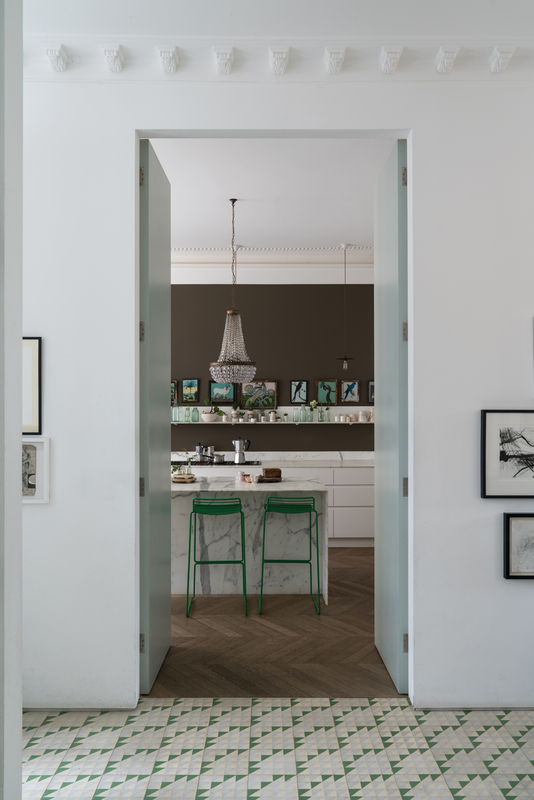 Farrow & Ball Modern Emulsion Archiv Colour Salon Drab in Braun und Grau, 2,5 l - Bild 2