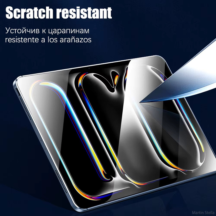 Displayschutzfolie aus gehärtetem Glas für Apple iPad Pro, transparent - Bild 4