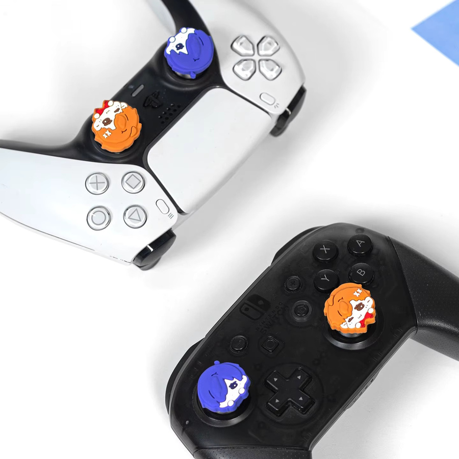 Cartoon Stick-Kappen für Nintendo Switch, OLED und Lite, rutschfeste Joy-Con Controller Abdeckungen, Multicolour - Bild 3