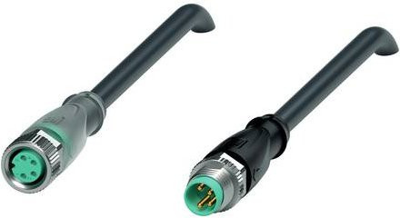 Pepperl+Fuchs 240818-0005 Sensor-Aktor-Steckverbinder konfektioniert, Farbe: Schwarz, Polzahl: 4, Länge: 0,6 m - Bild 1