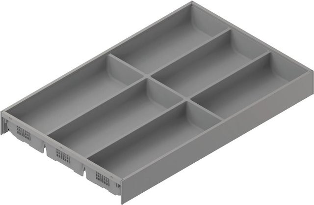Blum Besteckkasten Ambia-Line Besteckeinsatz aus Stahl in Indiumgrau Matt, B/T/H: 47,5 x 30,0 x 5,0 cm - Bild 1