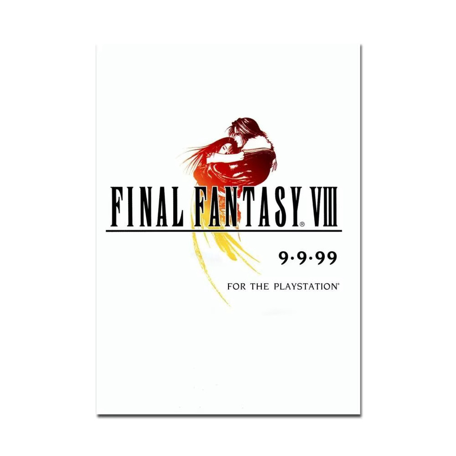 Vintage Fantasy VIII Whitepaper Poster Retro Kraftpapier Aufkleber für dein Zimmer oder Café in Weiß - Bild 7