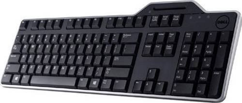 Dell KB813 USB Tastatur Deutsch QWERTZ Schwarz mit Chipkarten-Leser und Spritzwasserschutz - Bild 1