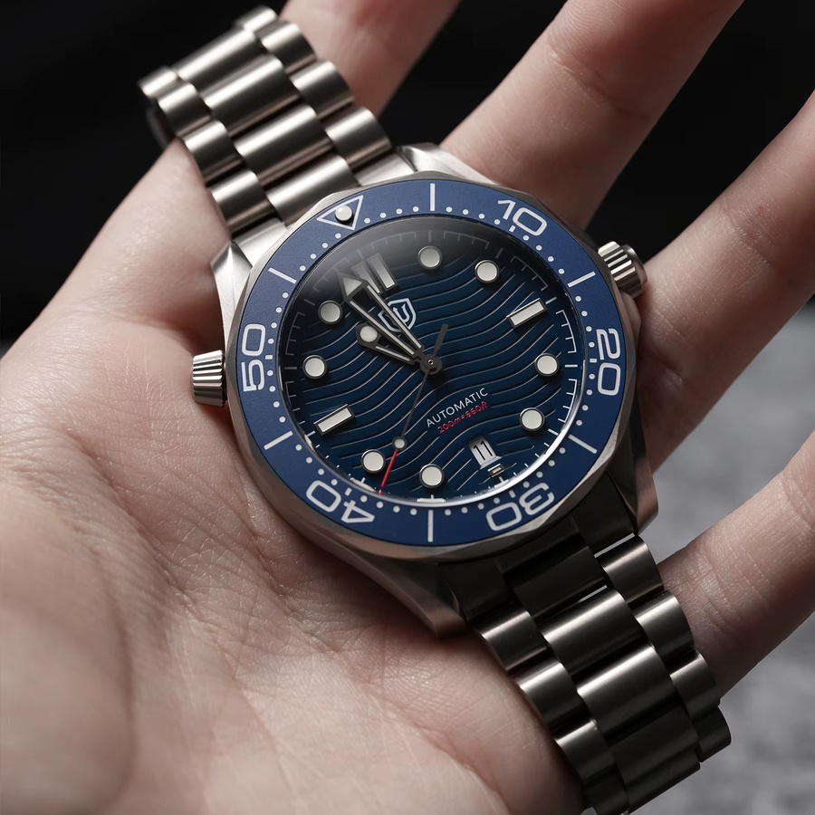 Watchdives Armbanduhr, Automatik, Titan, 42 mm, Textil/NATO, Unisex - Bild 5