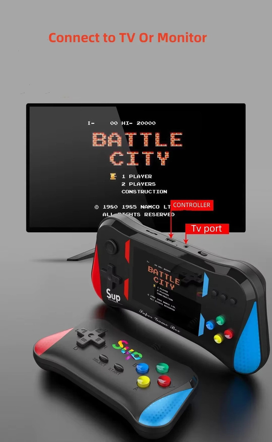 Retro Kinderspielkonsole MINI X7M Palm Game Machine mit nostalgischen Klassikern - Bild 3