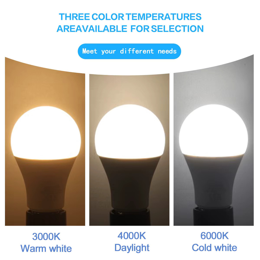 10er Set LED-Glühbirnen E27 mit Tageslicht, 8W-24W, Weiß, A60/A80 Form für dein Zuhause - Bild 2