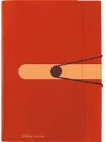 Herlitz Fächermappe easy orga to go green A4 Weiß Orange - Bild 1