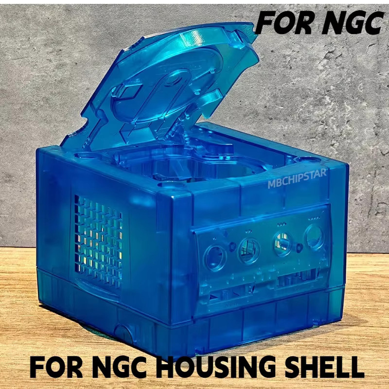 MBCHIPSTAR Ersatz-Vollgehäuse in Blau für GameCube-Konsolen DOL-001 und DOL-101 - Bild 4