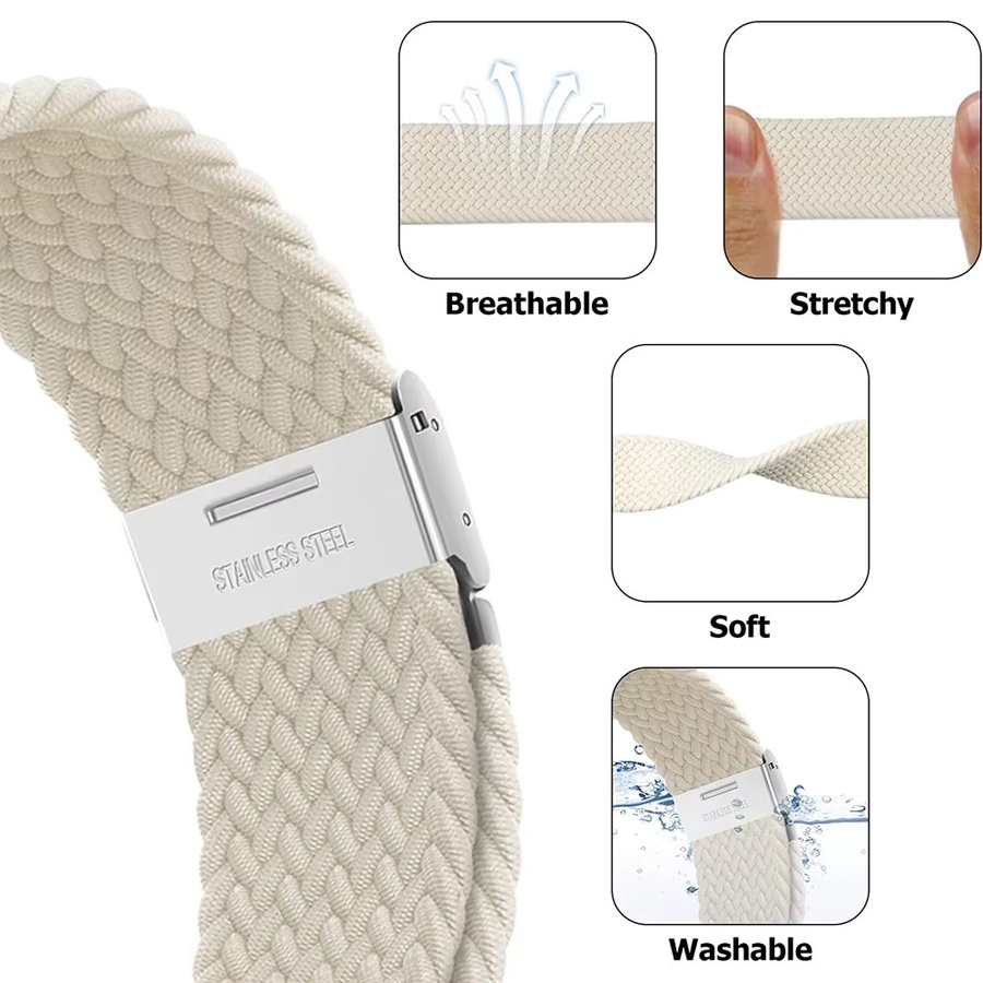 Armband für Apple Watch, geflochtene Solo Loop, Textil/NATO, Unisex - Bild 2