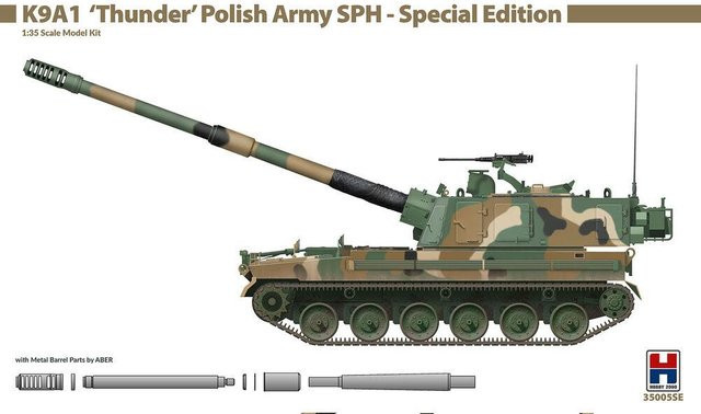 K9A1 Thunder Polish Army SPH - Special Edition, Fahrzeug, Grün - Bild 1
