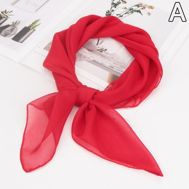 KaiTingu Halstuch Chiffon, rot, Damen - Bild 1