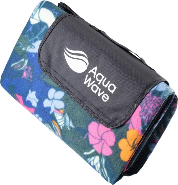 Aquawave Salva Picknickdecke mit Wärmedämmung und Aluminiumbeschichtung, Multicolour, B/B: 200 x 200 cm - Bild 1