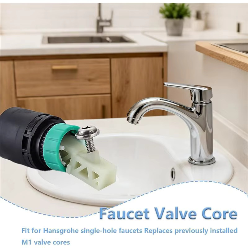 Hansgrohe Ersatzkartusche 97685000 M1 für Einhandmischer in Grau und Multicolour - Bild 2