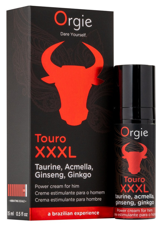 Orgie Touro XXXL Creme für Herren, mit Acmella, Taurin, Ginkgo-Extrakt, Ginseng - Bild 2