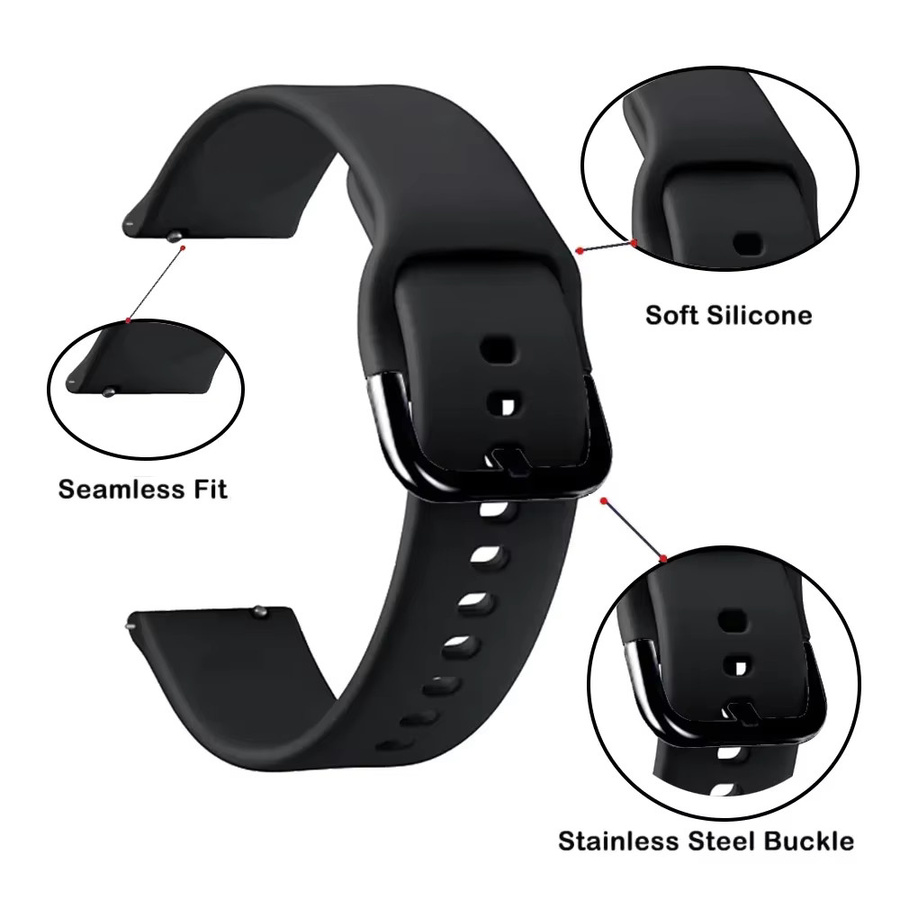 Uhrenarmband Silikon, Bunt, Unisex - Bild 3