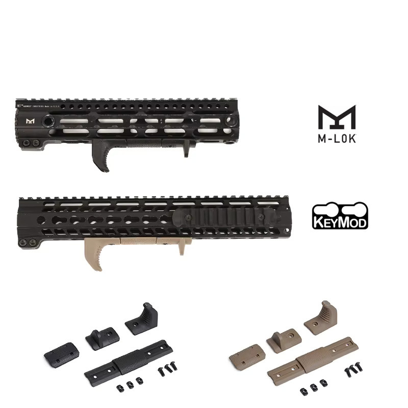 WADSN KeyMod M-LOK-Schiene, Taktisches Nylon-Kunststoff-Abdeckungs-Set - Bild 2