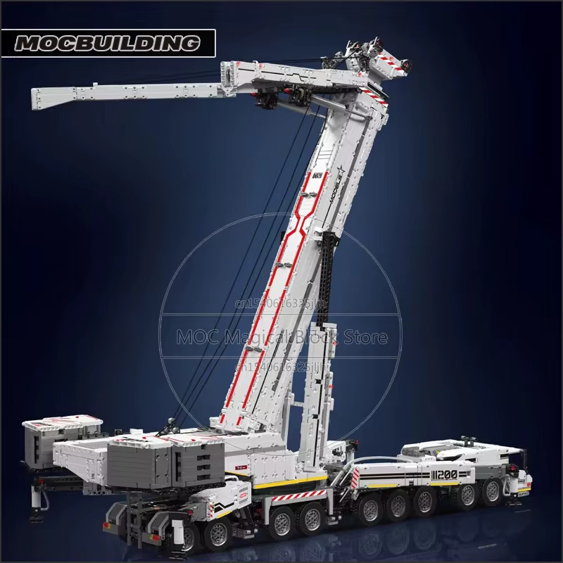 MOCBUILDING Liebherr LTM 11200 Kran-Bausteine-Set, Fahrzeuge, ab 3 Jahre - Bild 2