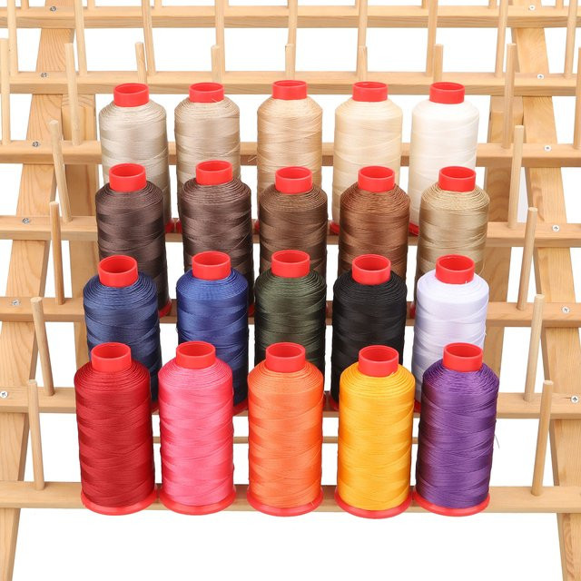 Amo TEX135 Hochfester gebundener Nylonfaden für Leder und Canvas, Dicke: 0,45 mm, 750 Yards, in 20 Farben erhältlich - Bild 1