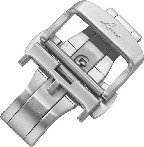 Laco Faltschließe Edelstahl, Silber, Unisex - Bild 1