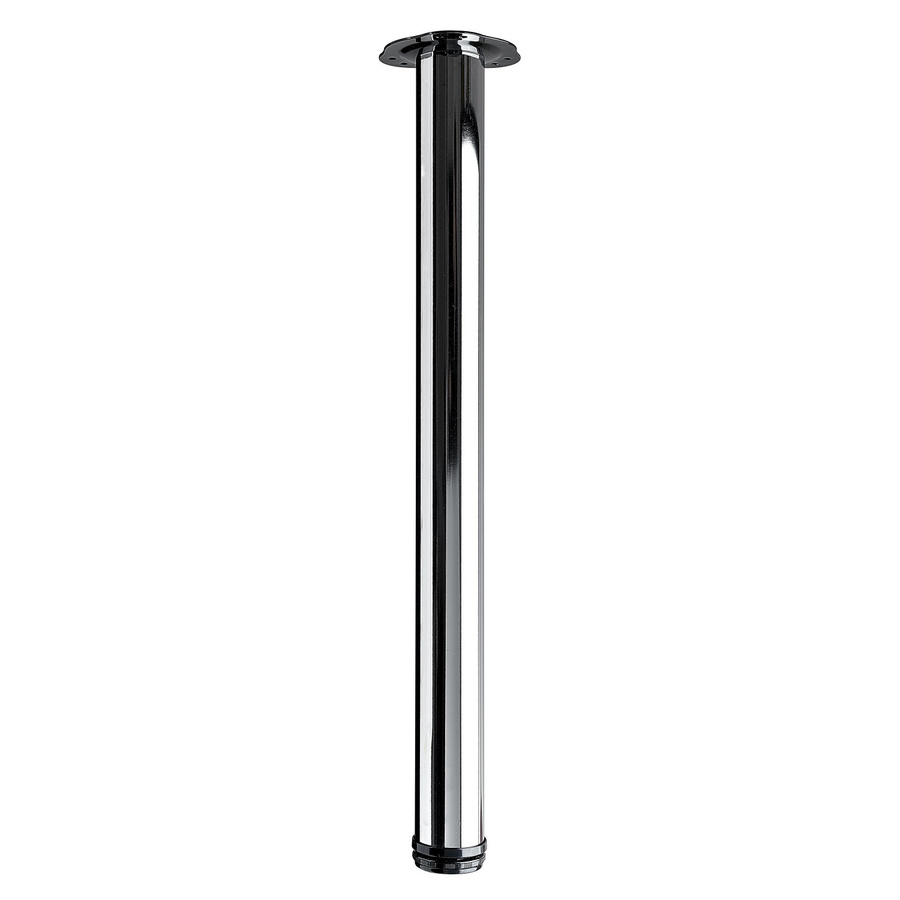 Hettich Tischbein-Set 4-teilig in Chrom, Durchmesser: 6 cm, Höhe: 71 cm - Bild 2